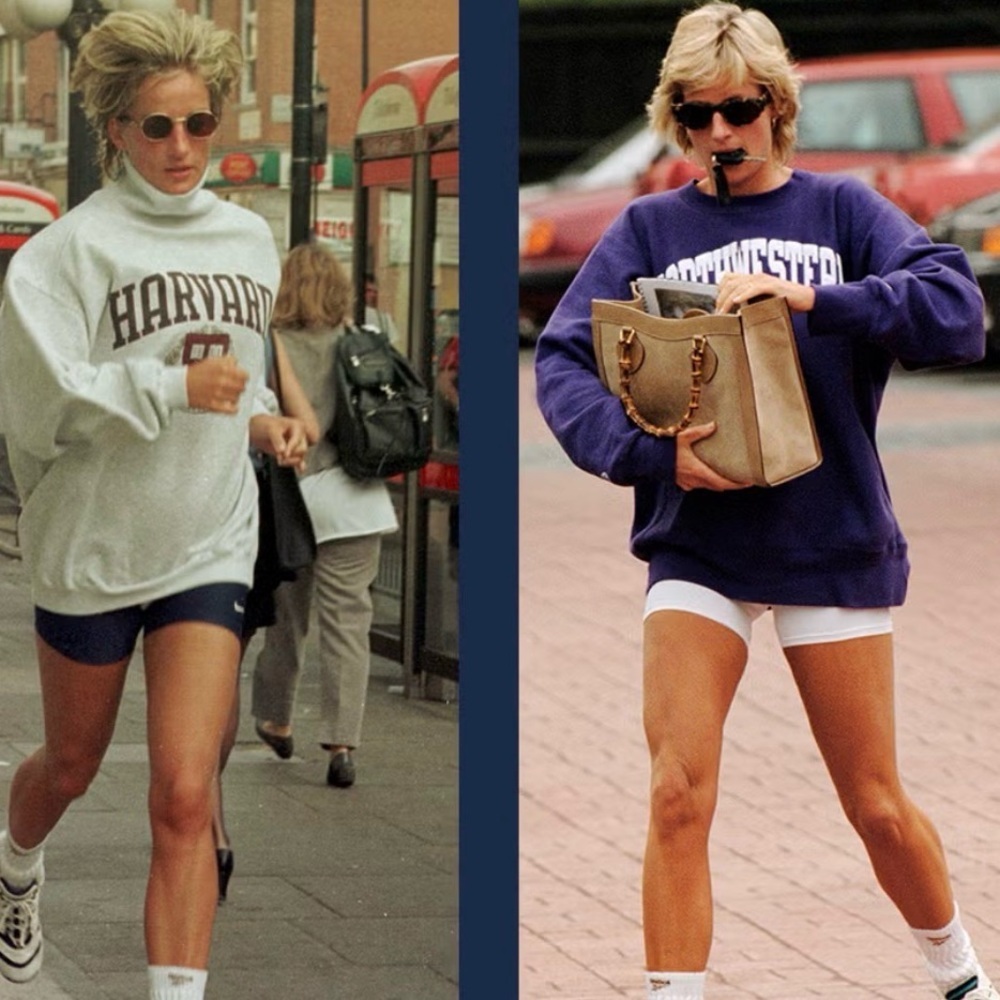 VTG 90 retro gym High mock neck drop shoulder oversized sweatshirt bundle 2 - Picture 3 of 16